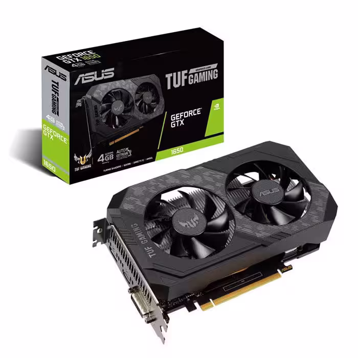کارت گرافیک ASUS مدل TUF GTX1650، حافظه 4 گیگابایت، مدل P GAMING