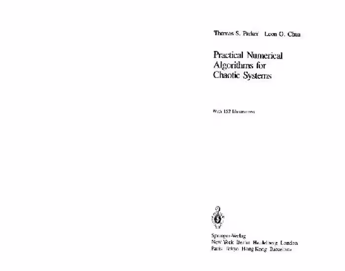 خرید و دانلود نسخه کامل کتاب Practical Numerical Algorithms for Chaotic Systems