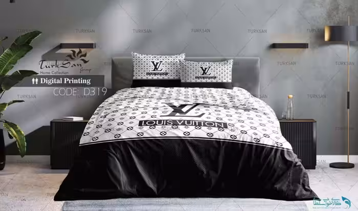 روتختی طرح Louis Vuitton دو نفره برند ترکسان کد ND319