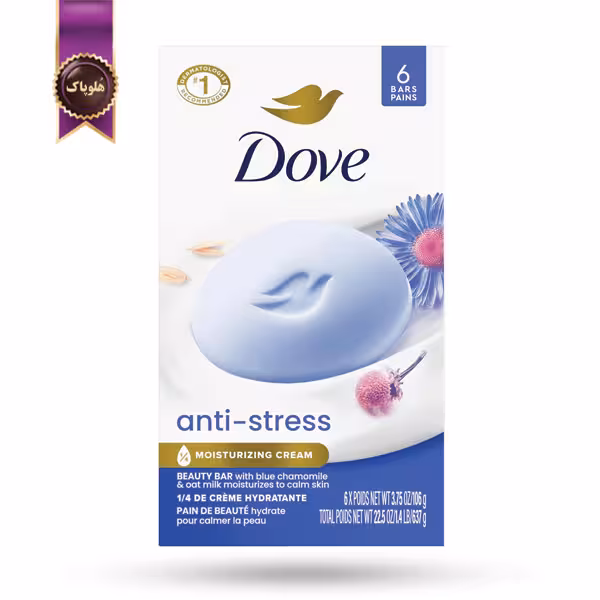 صابون داو dove مدل Anti-Stress پک 6تایی  (اورجینال)
