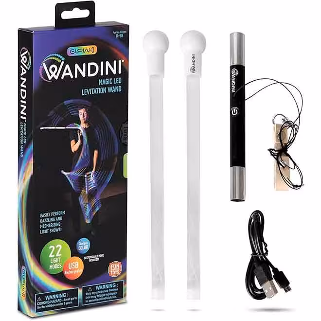 عصای جادویی شناور LED قابل شارژ USB نورانی با 22 حالت نور رنگی Glow.0