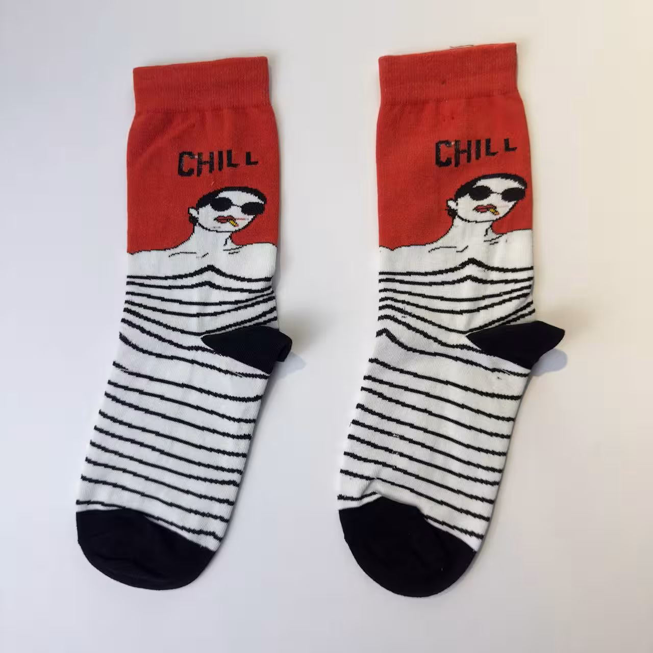 جوراب ساقدار فری سایز یونیسکس چیل سیاه