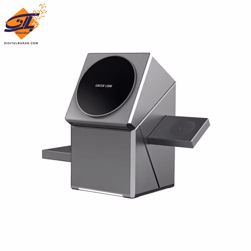 پایه شارژ وایرلس گرین لاین مدل Power Trio 3 In 1 Wireless Charger