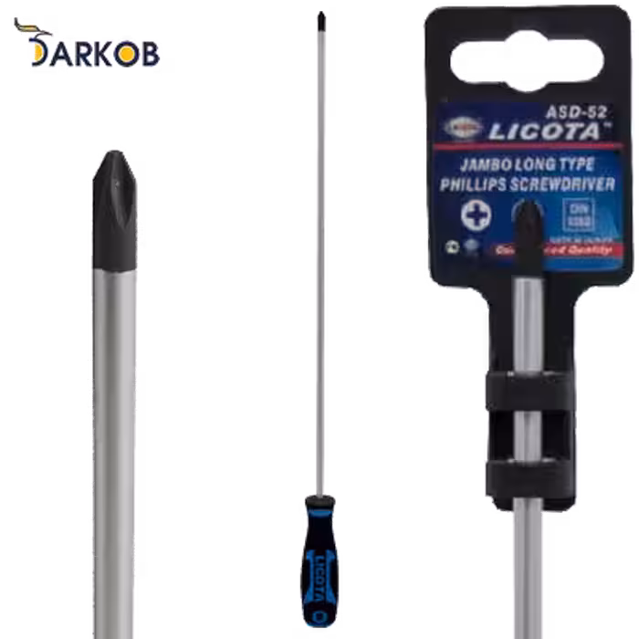 پیچ گوشتی چهارسو بلند لیکوتا مدل ASD-524002-HT