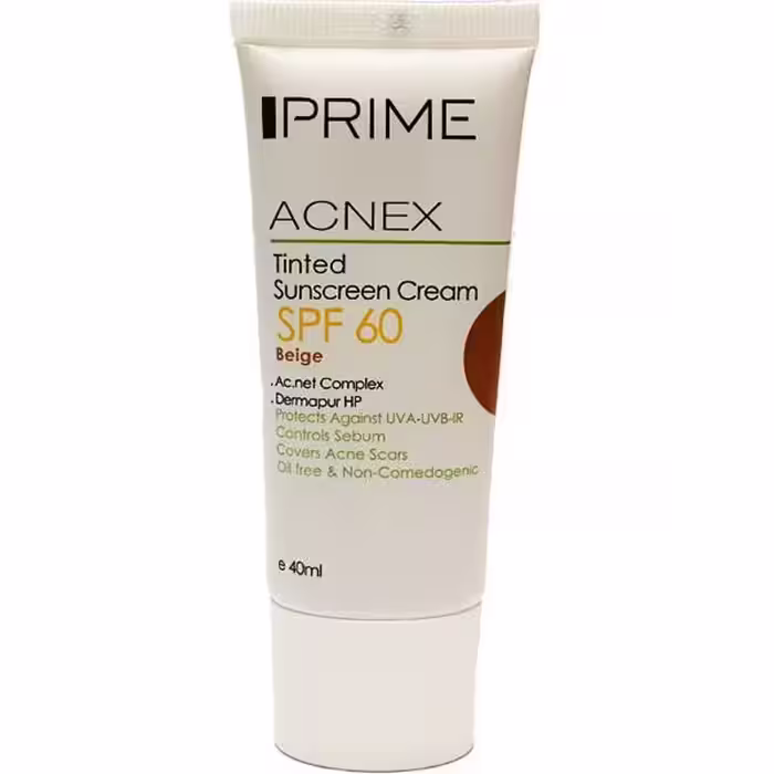کرم ضد آفتاب بژ SPF60 پریم