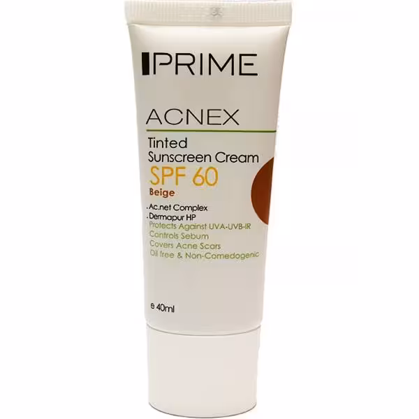 کرم ضد آفتاب بژ SPF60 پریم