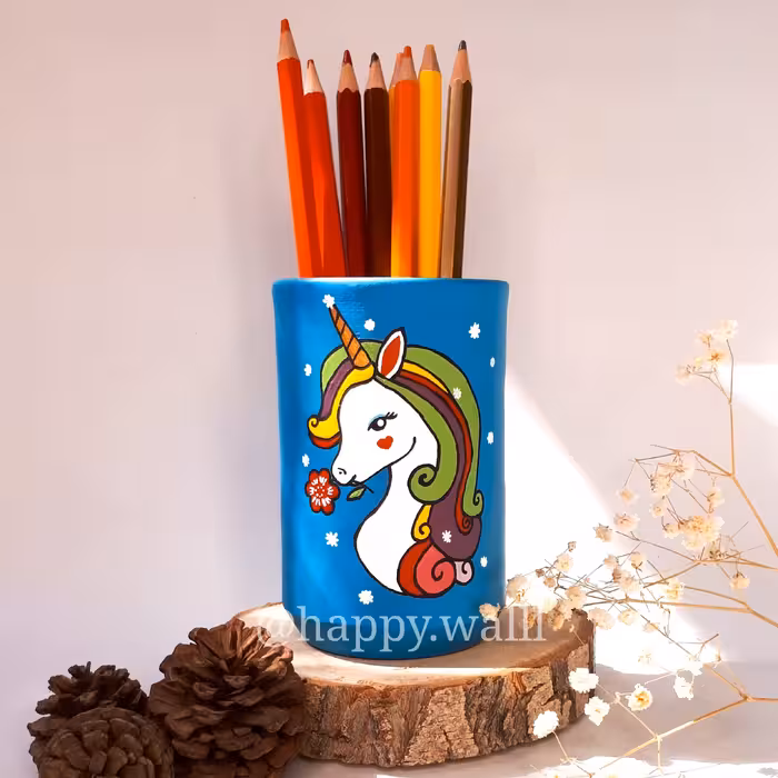 جامدادی یونیکورن طرح اسب تک شاخ (سایز 6در10)