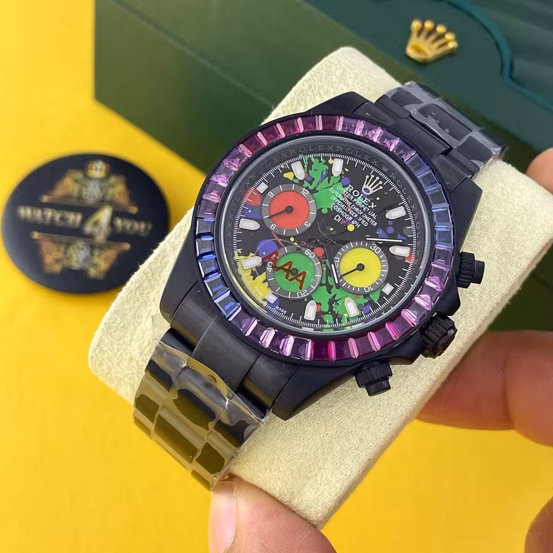 ساعت مردانه نگین باگت رولکس Rolex