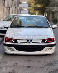 چراغ  جلو پرشیا  طرح ریچ قرمز سفید