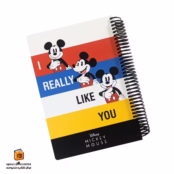 دفتر خط دار 100 برگ طرح میکی موس لانگو (Lango)