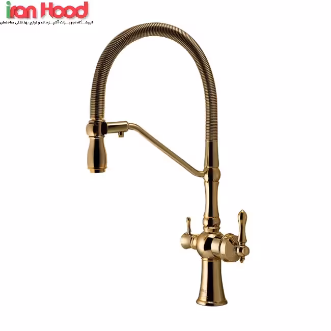 شیر ظرفشویی دومنظوره درخشان مدل آکوا طلایی