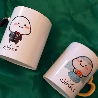 ماگ ست آقای وکیل و زن آقای وکیل