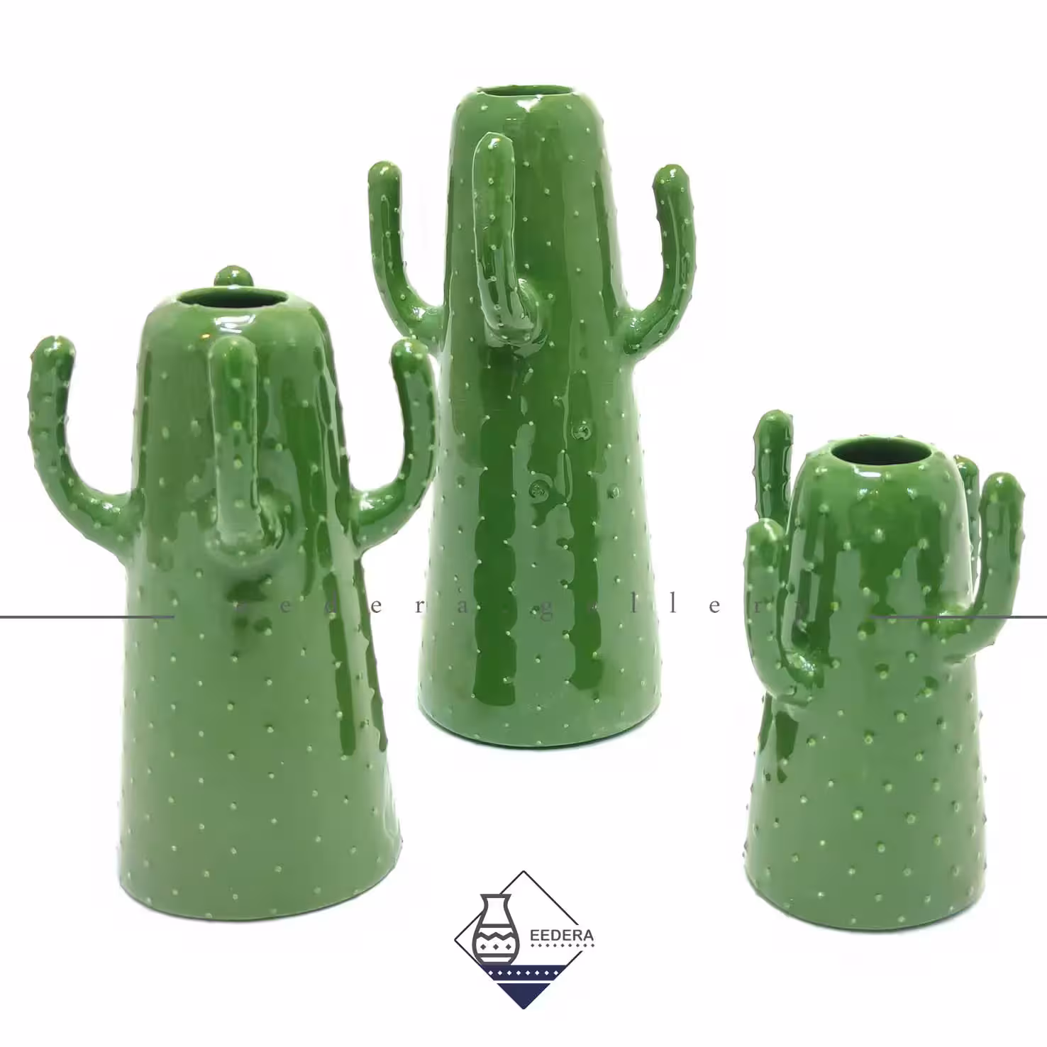 گلدان کاکتوس سه تکه