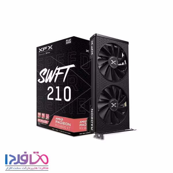 کارت گرافیک ایکس اف ایکس مدل SWFT 210 RX 6600 XT 8GB