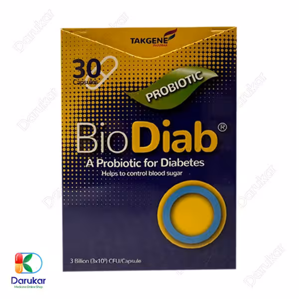 کپسول بایو دایاب تک ژن فارما 30 عدد