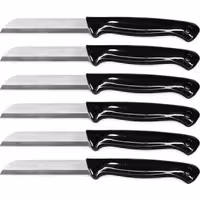 ست 6 عددی کارد میوه و سبزیجات زولینگن (Solingen) آلمان – مدل سیاه اره ای تیز با لبه تیز