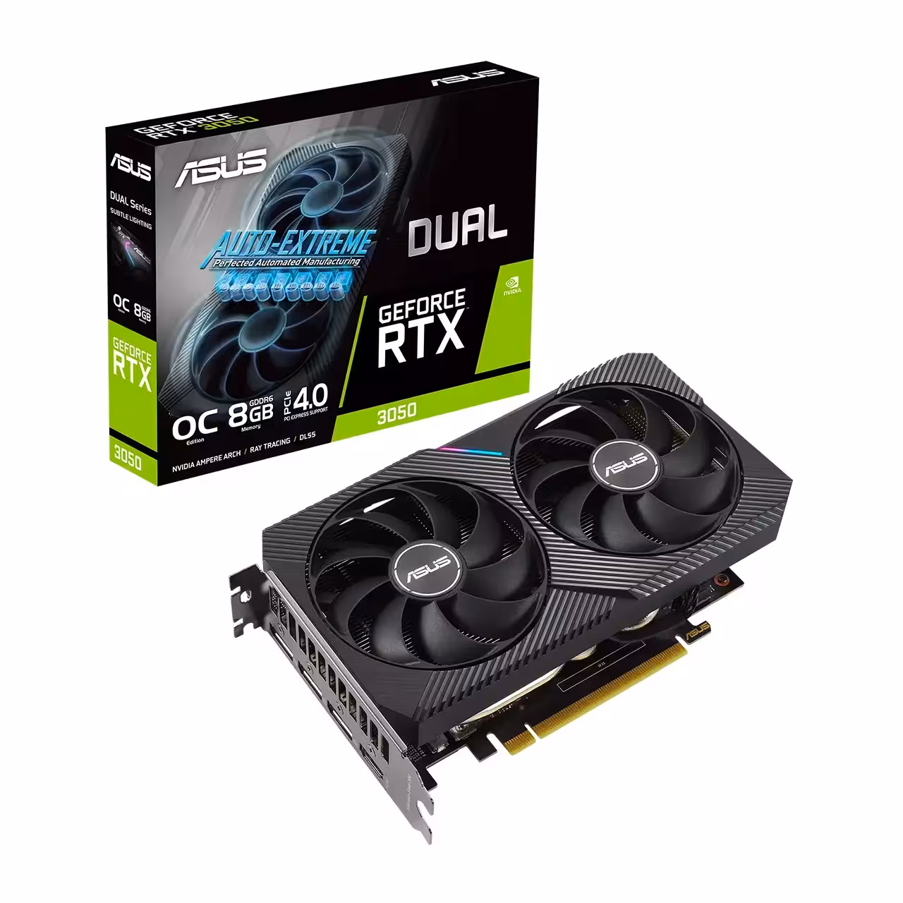 کارت گرافیک ایسوس مدل ASUS GeForce RTX 3050 Dual 8GB OC