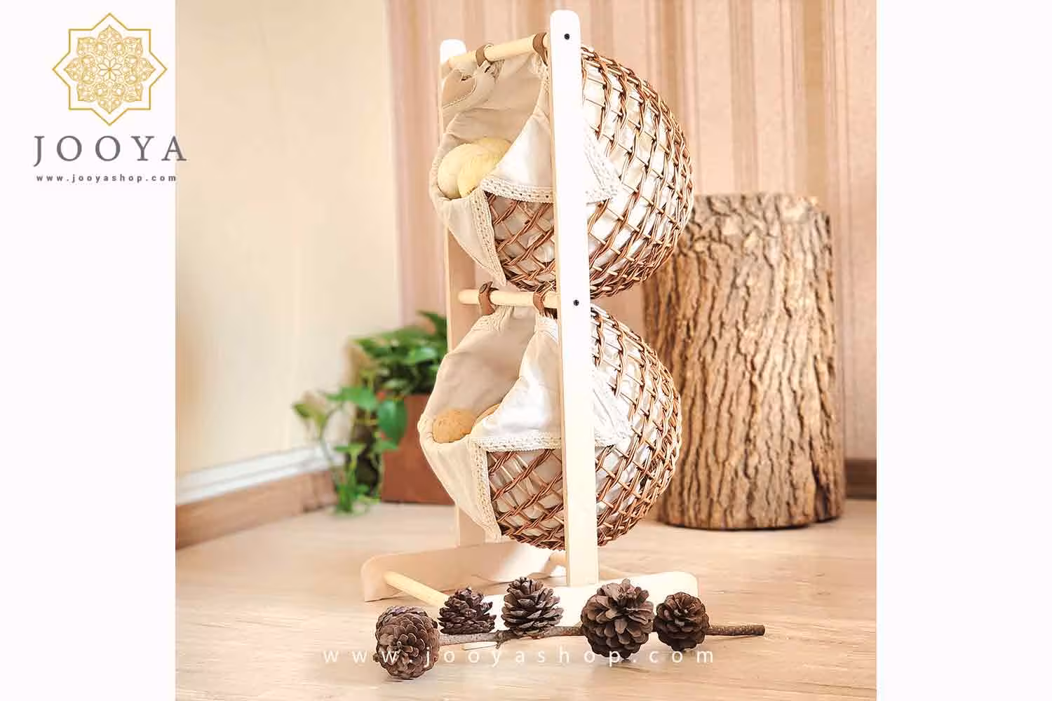 سبد سیب زمینی و پیاز آویز فرزاد