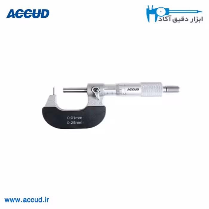 میکرومتر ضخامت لوله 25-0 میلی متر Accud  (آکاد) مدل 341-001-04