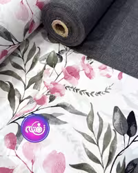پارچه ملحفه کتان طرح ملیکا2