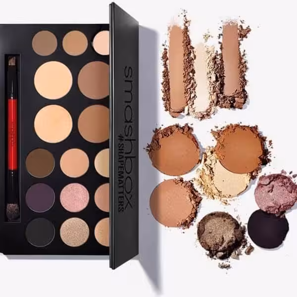کانتور پالت شیپ مترس برند اسمش باکس اصل 16رنگ smashbox shape matters contour palette