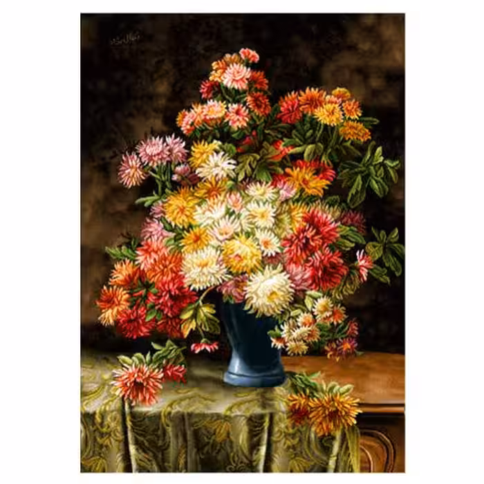 طرح گل وگلدان کد 25234