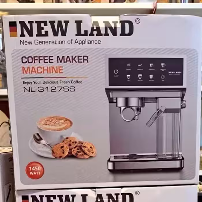اسپرسوساز با مخزن نیولند NL-3127SS NEWLAND