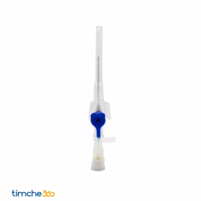 آنژیوکت پلی مد گیج 22 آبی بسته 100 عددی