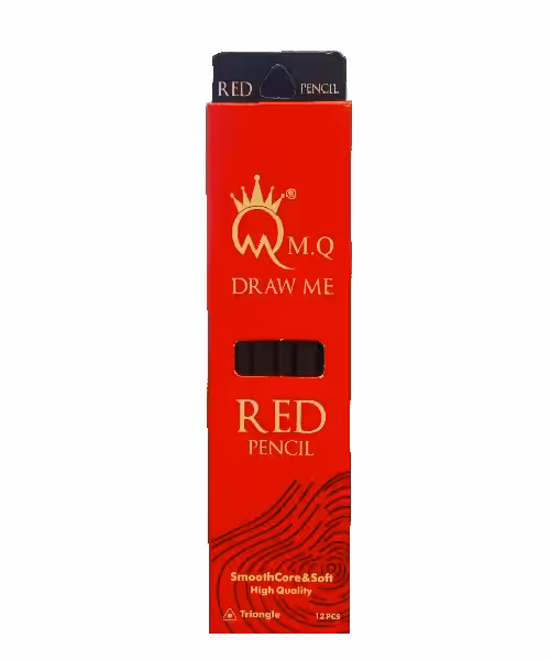مداد قرمز ام کیو  بدنه مشکی (ذغالی)