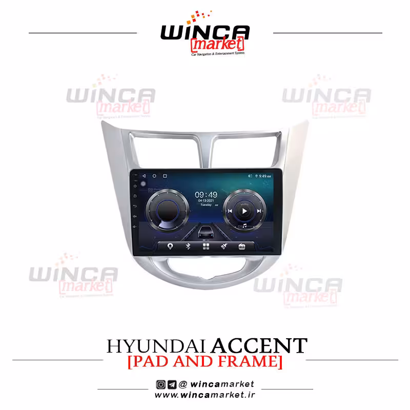 مانیتور هیوندای اکسنت رم 4 حافظه 32 سری TS855-5G FLYDYT محصول وینکا