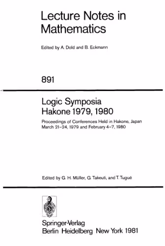خرید و دانلود نسخه کامل کتاب Logic Symposia, Hakone, 1979, 1980