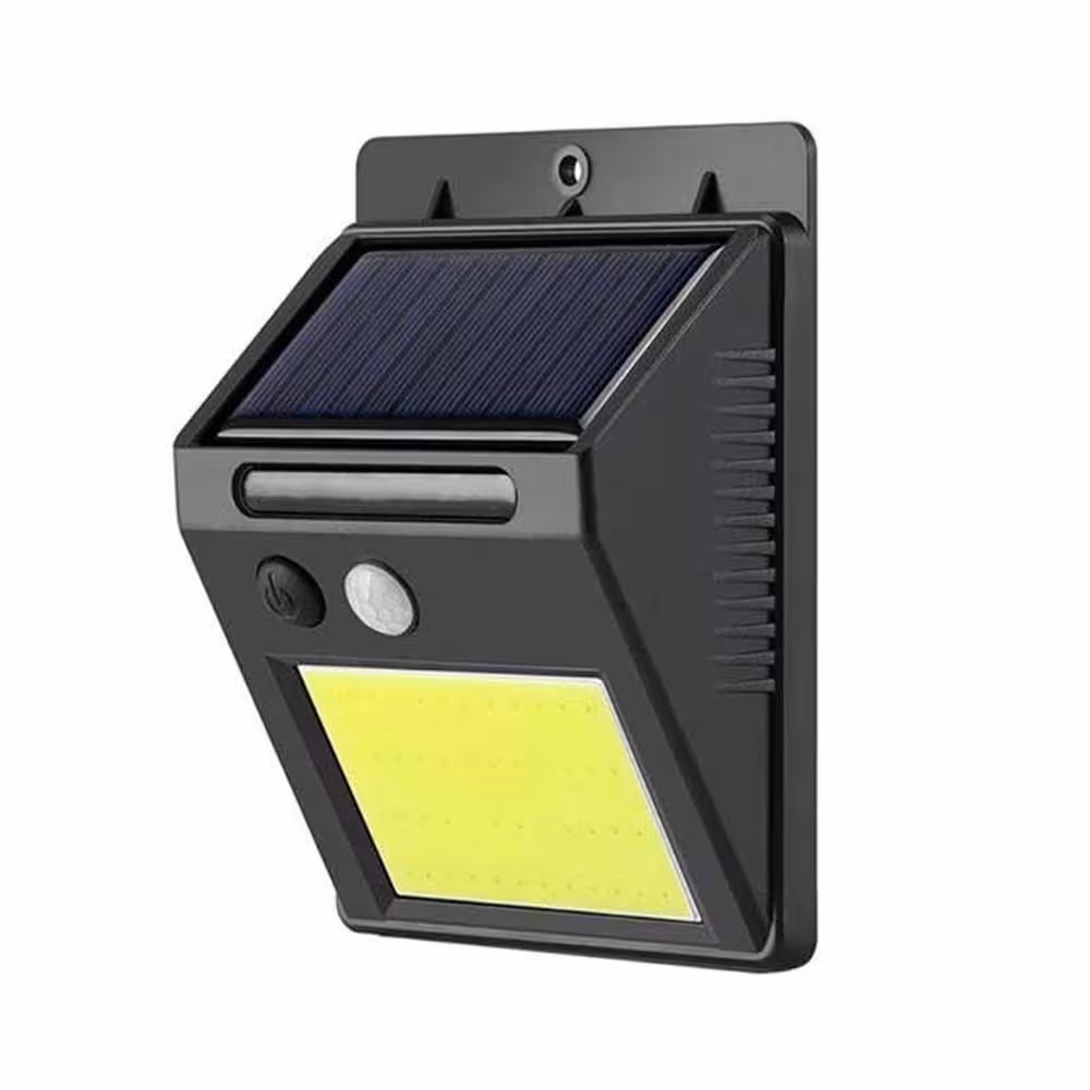 چراغ دیواری سنسوردار خورشیدی مدل COB-48