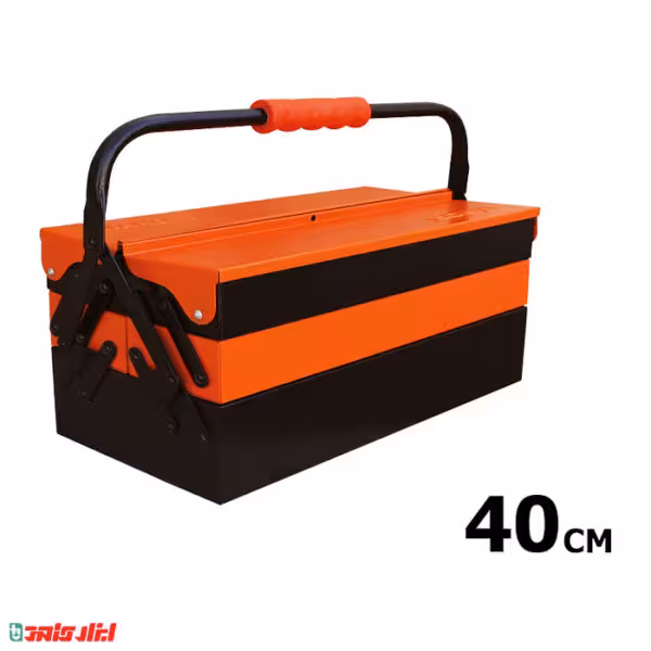 جعبه ابزار فلزی 40 سانت 2 طبقه اتومات تانوس مدل TB-402