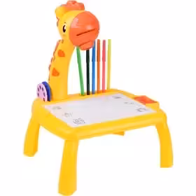 میز نقاشی پروژکتور دار کودک طرح زرافه TETRIS PROJECTION PAINTING TABLE