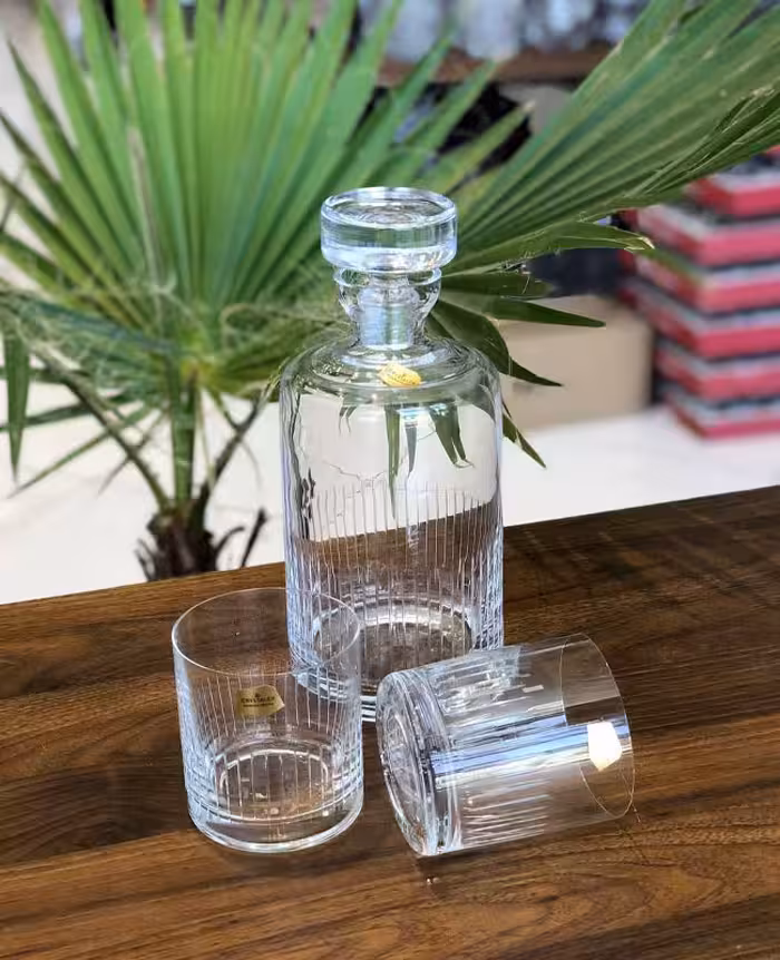 تنگ و لیوان کریستال بوهیما چک