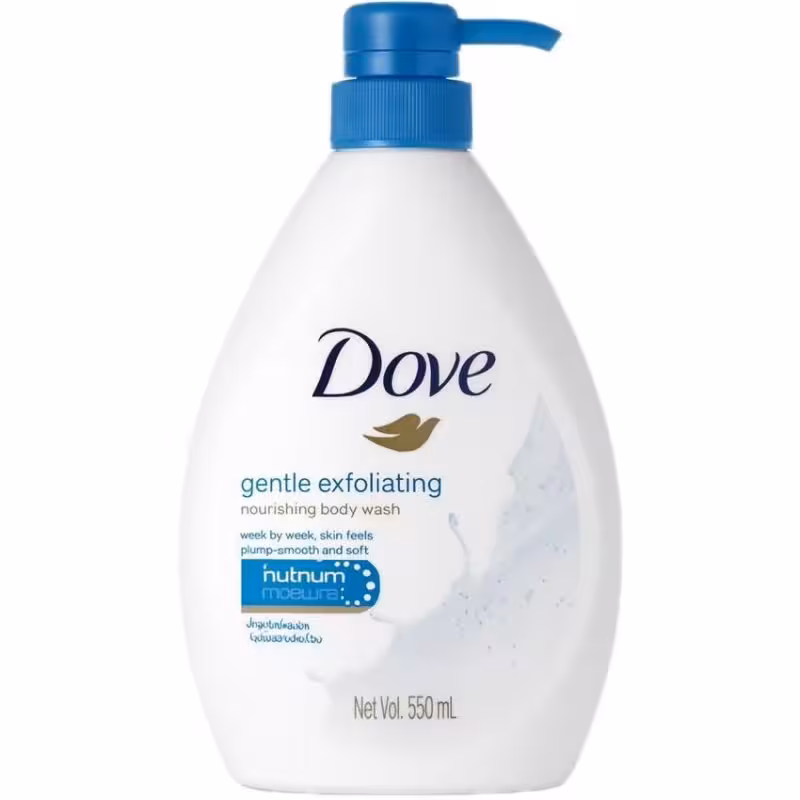 شامپو بدن پمپی جنتل اکسفولياتينگ داو Dove Gentle Exfoliating Body Wash 550Ml