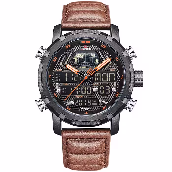 ساعت مچی مردانه ناوی فورس 9160 NAVIFORCE WATCH NF9160 B/O/L ساعت هوشمند دخترانه اسپرت پسرانه ساعت کاسیو ساعت اپل واچ ساعت جی شاک
