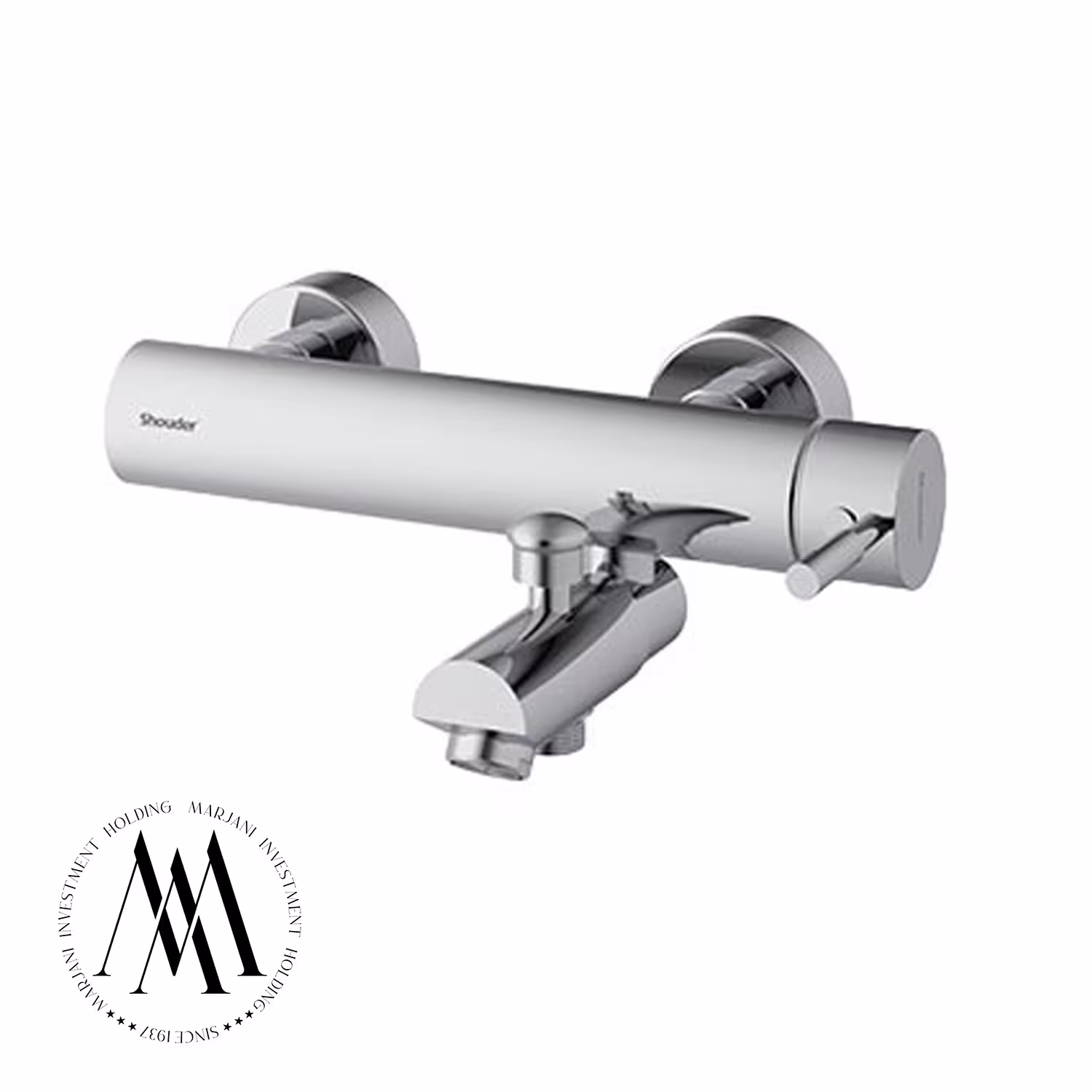 شیر حمام شودر مدال مارینو (کروم)