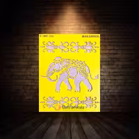 شابلون استنسیل ابعاد 25*20 کد HNE 124