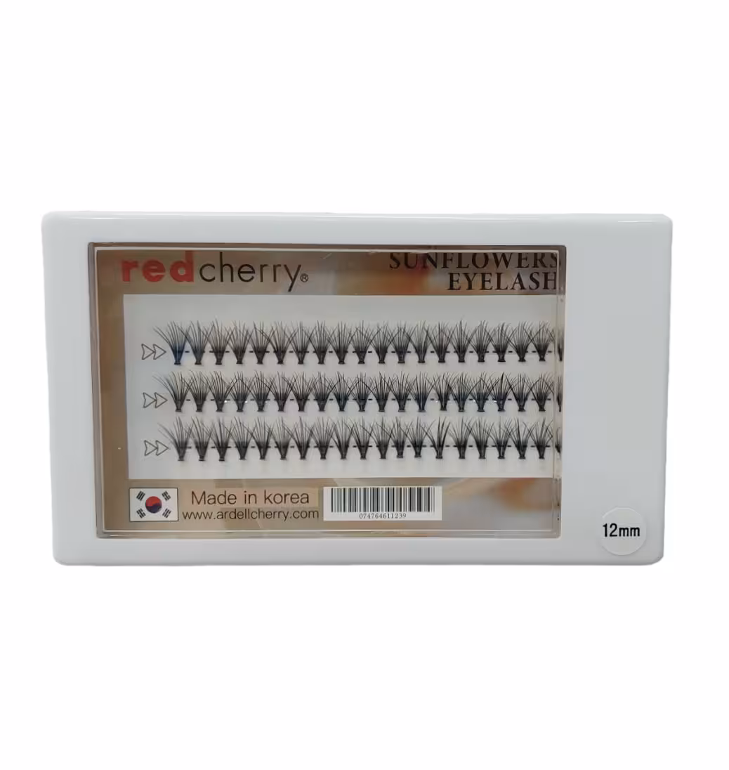 مژه قاصدک سایز 12  red cherry