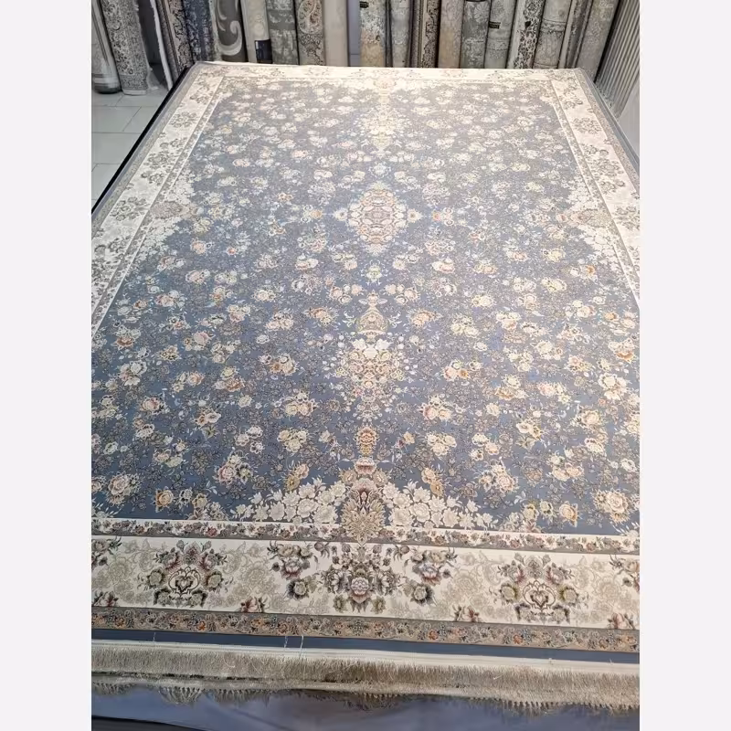 فرش ماشینی 1200شانه کاشان 12متری نخ اکریلیک (ارسال رایگان)