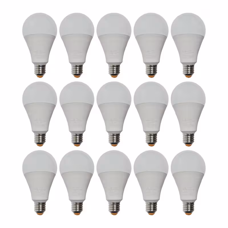 لامپ ال ای دی 20 وات نمانور مدل A80 پایه E27 بسته 15 عددی