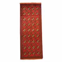 فرش دستبافت قدیمی مدل ترکمن یک متری کد 4030403