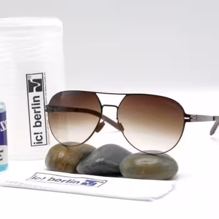 عینک آفتابی آیس برلین خلبانی تیتانیومی ic! Berlin uv400
