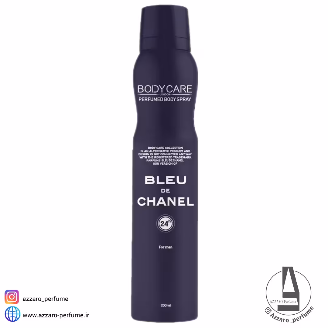 اسپری بدن مردانه بادی کر رایحه بلو چنل حجم 200 میل
