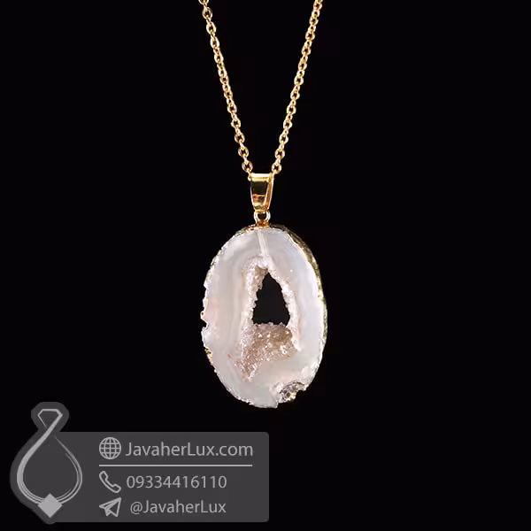 گردنبند ژئود کوارتز _ کد : 400459