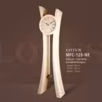 LOTUS لوتوس  ساعت ایستاده مدرن  چوبی مدل کلوش نسکافه ای  MFC-129-NESCAFE