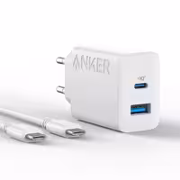 شارژر دیواری انکر مدل B2348 به همراه کابل USB-C به طول 1.5 متر 20 وات