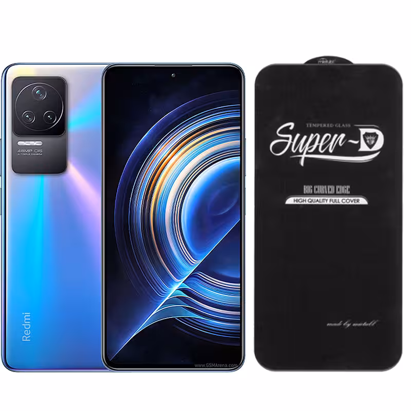گلس تمام صفحه گوشی شیائومی Xiaomi Redmi K50 مدل Super-D