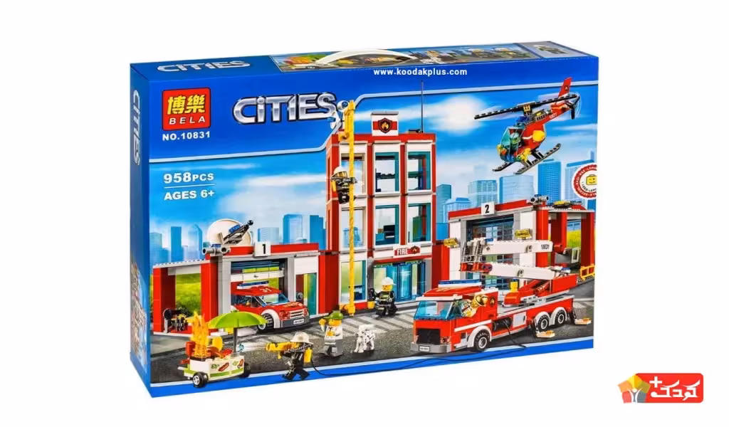 لگو ایستگاه آتش نشانی مدل BELA-10831